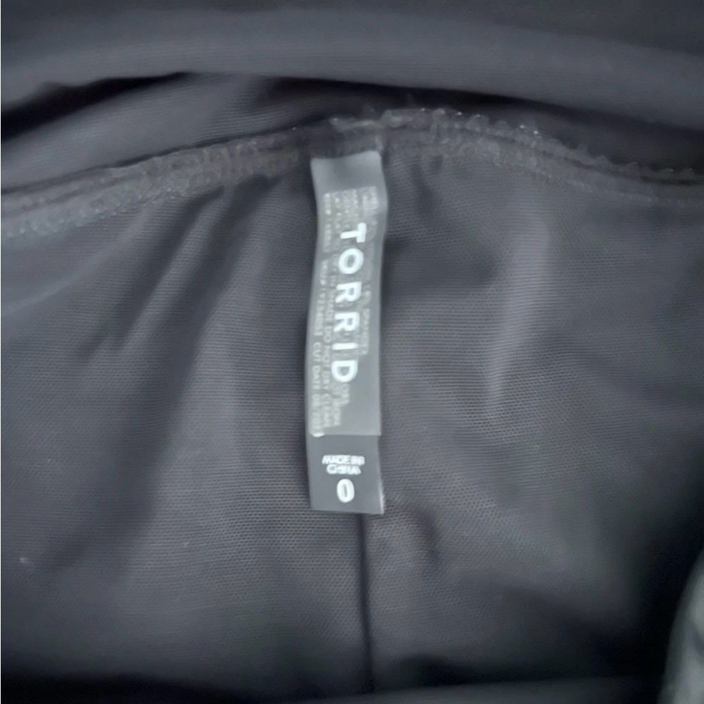 Torrid High Rise Swim Bike Shorts Deep Black Size 0 L/12 - Picture 7 of 7